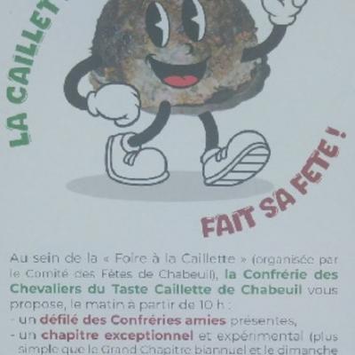 2024 Confrérie de la Caillette de Chabeuil